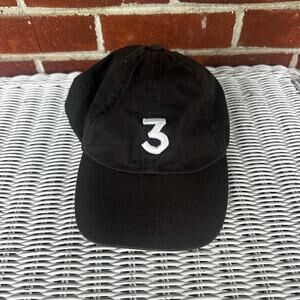 Chance the Rapper 3 Black Adjustable Dad Hat Coloring Book Cap